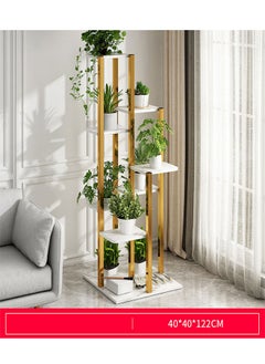 Buy 5-Tier Floor-Standing Flower Pot Display Rack for bedroom and balcony in UAE