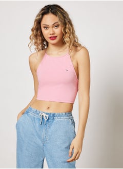 Buy Open Back Cropped Tank Top in UAE