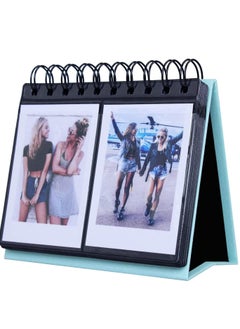 اشتري 68 Pockets Mini Photo Album for Instax 7s 8 8+ 9 25 26 50s 70 90/Instax SP 1/ Polaroid PIC-300P/ Z2300/ LG PD 233/ 239/ Name Card (Blue) في الامارات