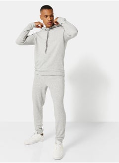 Buy Basic Relaxed Hoodie and Sweatpants Set in UAE