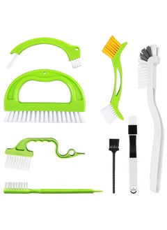 Buy 8 Pack Grout Cleaner Brush, Hand-held Groove Gap Cleaning Tools Tile Joint Scrub Brush to Deep Clean, Household Cleaning Brushes for Window Door Track, Stove Tops, Kitchen, Floor Lines in UAE