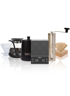 Buy Hand Drip Coffee Maker Set V60 Size 02 Specialty Manual Pour Over Coffee Professional Tools Kit Barista 6 in 1 in UAE