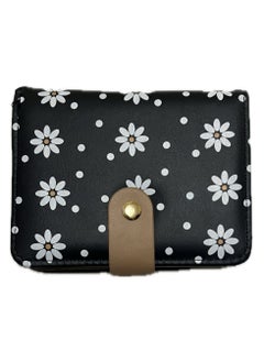 Buy Leather Zip Around Wallet For Women, Black in Egypt