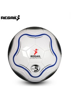 Buy Football Official Match Size 5 PU Leather Star Shape - High Quality Soccer Practice Training Ball - Professional Bola Sepak Sport Competition in UAE