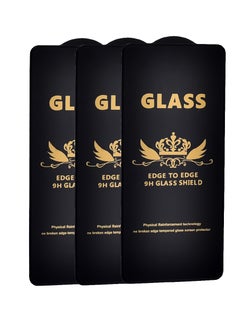 Buy G-Power 9H Tempered Glass Screen Protector Premium With Anti Scratch Layer And High Transparency For Samsung Galaxy A21s 6.5 Inch Set Of 3 Pieces - Transparent in Egypt
