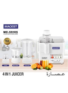 Buy 4 In 1 Food Processor (Juicer Grinder And Multifunctional Blender) in UAE