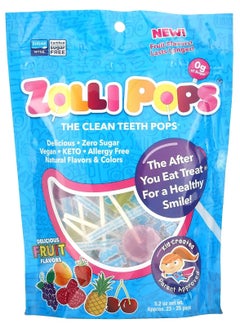 Buy Clean Teeth Pops Fruit Flavors Approx  Pops 5.2 oz in UAE