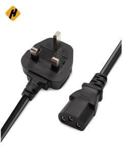 Buy 1.8m/6ft Desktop Power Cable - Reliable Pure Copper Wire for Computers, TVs, Monitors, and More in Saudi Arabia