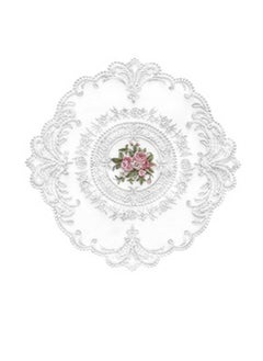 Buy Romantic Retro Lace Embroidery Placemat Coaster in Saudi Arabia