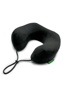 Buy Comforta - Memory Foam Neck Pillow (Black)… 28×23×9 cm in Egypt