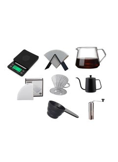 Buy A complete set for preparing drip coffee in 60, suitable for lovers of drip coffee, V60 drip coffee serving machine, drip tools, v60 in Saudi Arabia