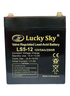 اشتري تعد بطارية الرصاص الحمضية المختومة عالية الأداء القابلة لإعادة الشحن من Lucky Sky 12V 5Ah مصدر طاقة موثوقا به وطويل الأمد لمجموعة واسعة من التطبيقات. في الامارات