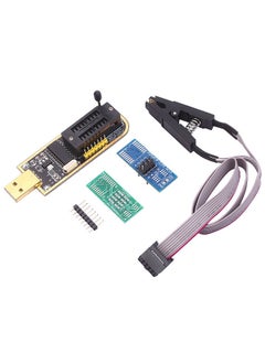 اشتري CH341A USB Programmer EEPROM BIOS Flasher Programmable Logic Circuits with SOP8 Flash Clip Suitable for 24/25 Series Chip في الامارات