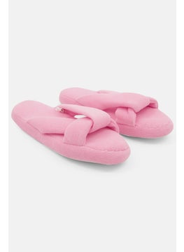 اشتري Women Slip On Twist Strap Home Slippers, Pink في السعودية