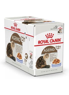 اشتري royal canin AGEING +12 JELLY 1Box-12pcs(85g) في الامارات