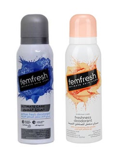 Buy A Set Of Two Pieces Of Refreshing Spray For Women's Health Care 125 M in Saudi Arabia