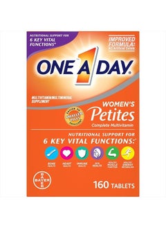 اشتري One A Day Women's Petites Multivitamin,Supplement with Vitamin A, C, D, E and Zinc for Immune Health Support, B Vitamins, Biotin, Folate (as folic acid) & more,Tablet, 160 count في الامارات