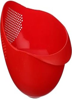 اشتري Image P117 Oval-Shaped Rice Strainer - Red في مصر