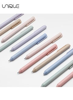 اشتري 6Pcs Colored Gel Pens, Pastel Gel Pens Colored Ink Quick Dry & No Smear, Retractable Cute Pen Fine Point 0.5mm for Note Taking, Aesthetic Gel Ink Pens Smooth Writing Stationery, for Journaling في الامارات