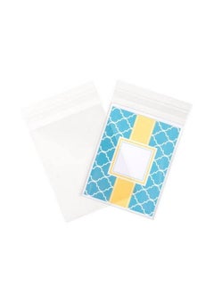 Buy 4 5/8 X 5 3/4 Clear Cello Bags 100 Pack Resealable Adhesive On Flap Not Bag Great For A2 Cards 5.5 Bar Envelopes Art Cookies Stationary Crafts Favors B54A in UAE