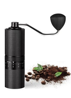 Buy High Quality Adjustable Coarse to Fine Portable Manual Coffee Grinder Black in Saudi Arabia