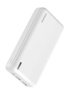 اشتري Momax Power Bank iPower with 2 USB-C Ports and USB Port 20000mAh 20W For PD Port - White في السعودية