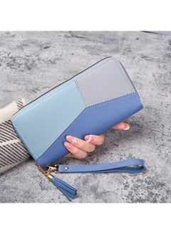 Buy Women's Contrasting Color Design Wallet, Ladies Multi-compartment Card Holder Coin Purse Passport Bag, Tassel Clutch Bag Handbag Tote Bag for Girls/College Students/Teenager/Youth in UAE