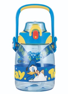 Buy Donald Duck Water Bottle Blau With Leak Proof Portable Reusable Drinking Kettle ,Water Jug For Men Women Kids Student To Camping Office School Gym Workout in UAE