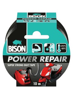 Buy Bison Power Repair Tape Black 10 m, Super strong repair and duct tape for universal use with high initial tack in UAE