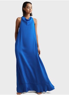 Buy Cowl Neck Knitted Dress in UAE