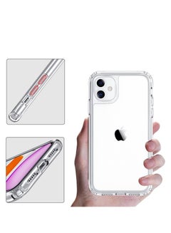 Buy Ultra Thin Hd Slim Soft Protective Cover With Hard PC Back For iPhone 11 Clear in Saudi Arabia