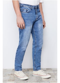 Buy Blue Relax Fit Boyfriend Jeans Denim Pants TMNAW21JE0286 in Egypt