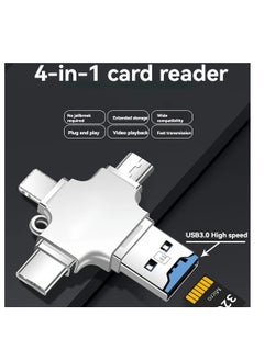 Buy 4in1 Multi-function Mobile Phone Four-in-one Multi-function OTG Adapter TF Card Reader usb card reader card reader usb 3.0 in Saudi Arabia