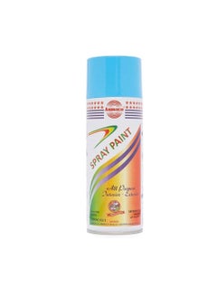 Buy Asmaco All Purpose Interior and Exterior Spray Paint, Light Blue in UAE