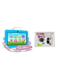 اشتري Kidsmate PRO Wi-Fi  Smart Android Kids Tablet 7-Inch Display Dual SIM  8GB RAM 256GB With Free Gift Blue - International Version في السعودية