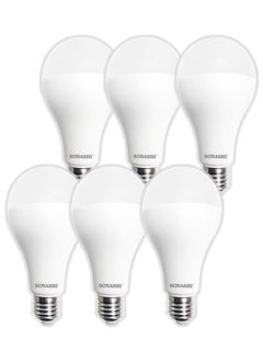 Buy Pack of 6 LED Bulb 15W (E27) Screw Type  SLB-015 in UAE