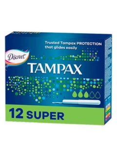 اشتري Cardboard Applicator Tampons Super Absorbency 12 Count في مصر