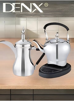 Buy Set Of Saudi Electric Coffee Pot with Teapot DENX in Saudi Arabia