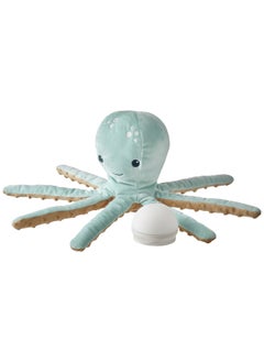 اشتري Soft toy with LED night light, turquoise octopus/battery-operated في الامارات