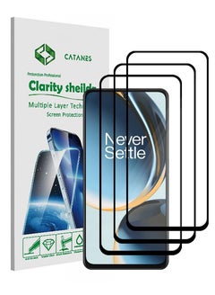 اشتري 3 Pack For OnePlus Nord N30 Screen Protector Scratch and Shatter Resistant Anti Bubble HD Clear Film في الامارات