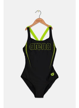 Buy Women Sleeveless Brand Logo One Piece, Black Combo in Saudi Arabia