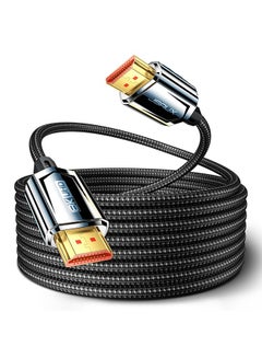 Buy JSAUX 1pack 8K@60Hz HDMI to HDMI Zinc Alloy Cable 5 m cv0046 BLACK in Egypt