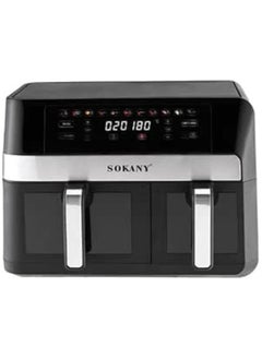 Buy Chandelier Sukany Air Fryer 11 Liter 2 Door (7L-4L) 2800W SK-10034 in Egypt