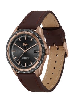 Buy Men's Analog Round Shape Leather Wrist Watch 2011293 - 40 Mm in Saudi Arabia