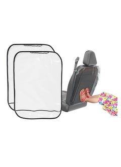 Buy Kick Mats, Car Seat Protector Cover, Waterproof and Stain Resistant,Transparent Children's Car Seat Back Cover Car Seat Protector Compatible for Child Seats, Baby Car Seat Protector in Saudi Arabia