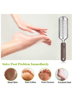 Buy Foot Rasp Foot File Foot Grater Can be Used on Both Wet and Dry Feet Best Foot Care Pedicure Metal Surface Tool to Remove Hard Skin for Extra Smooth and Beauty Foot in UAE