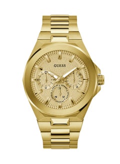 اشتري Dashboard Men's Analog Quartz Gold Stainless Steel GW0798G2 -46mm في الامارات