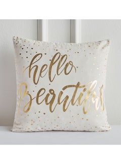 اشتري Gwen Foil Print Filled Cushion - 45x45 cm في السعودية