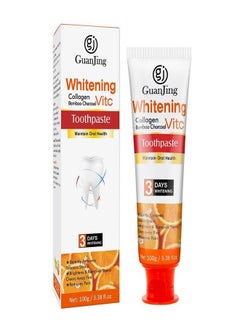 Buy Whitening Collagen Bamboo Charcoal Vitamin C Toothpaste 100g in Saudi Arabia