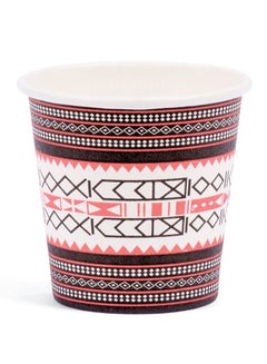 Buy Paper Cups 2.5oz Printed - Hot Beverage Cup for Coffee Tea Gahwa & Water - Disposable - Durable Printed in UAE
